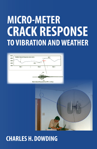 Micro-Meter Crack Response to Vibration and Weather